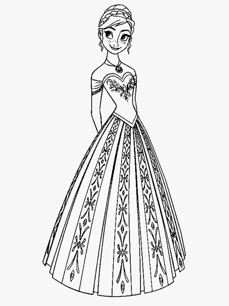 Frozen Printable Coloring Sheets