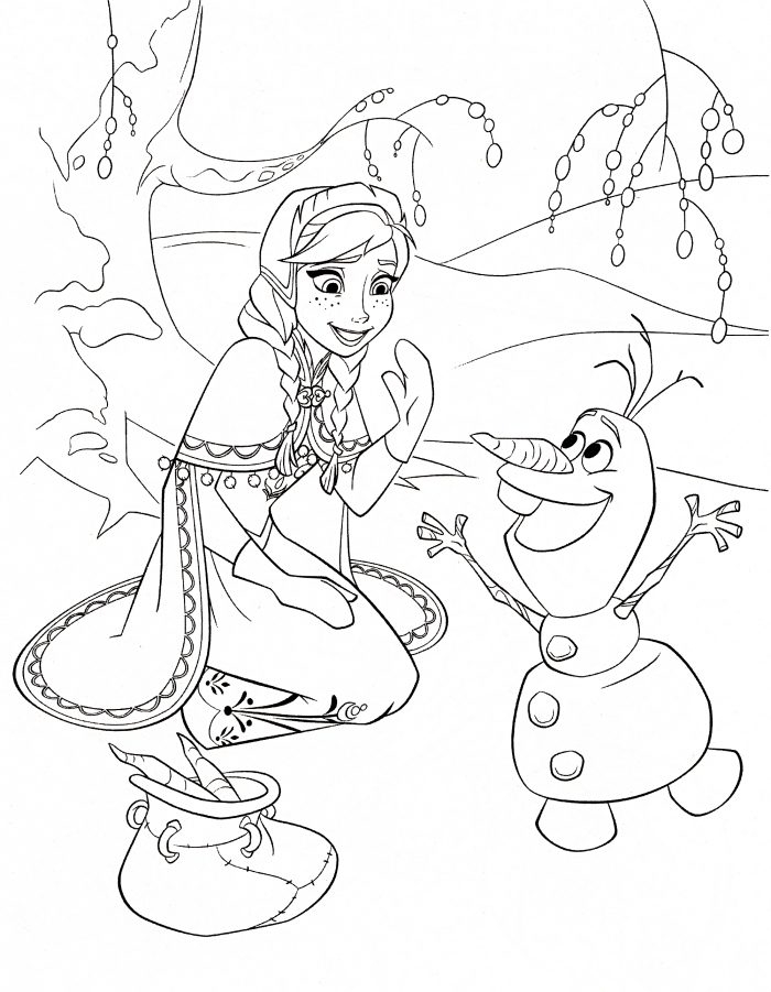 Frozen Printable Coloring Sheets