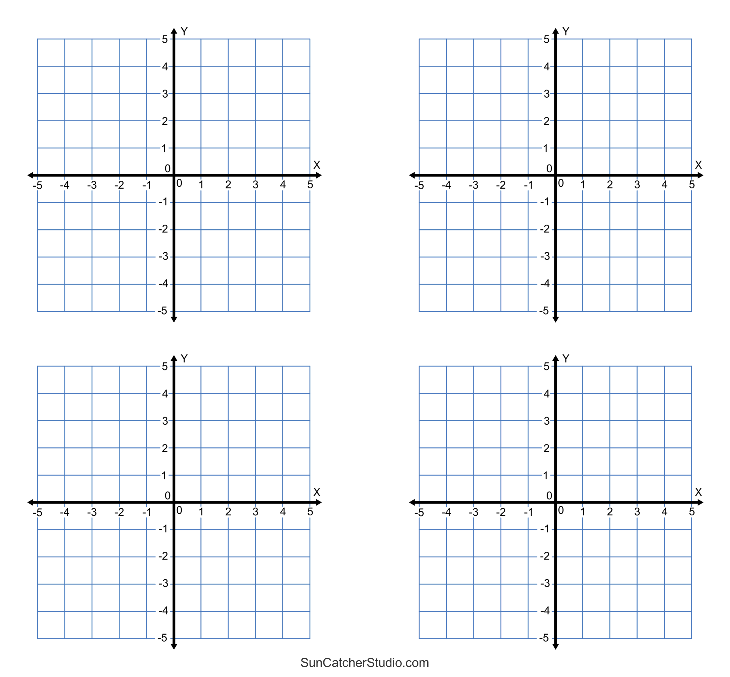 Grid Paper Printable 4 Quadrant Coordinate Graph Paper Templates Grid Paper Printable 4 Quadrant Coordinate Graph Paper Templates