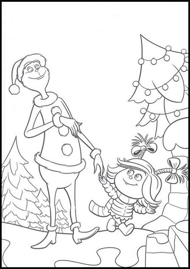 Grinch Coloring Sheets Printable