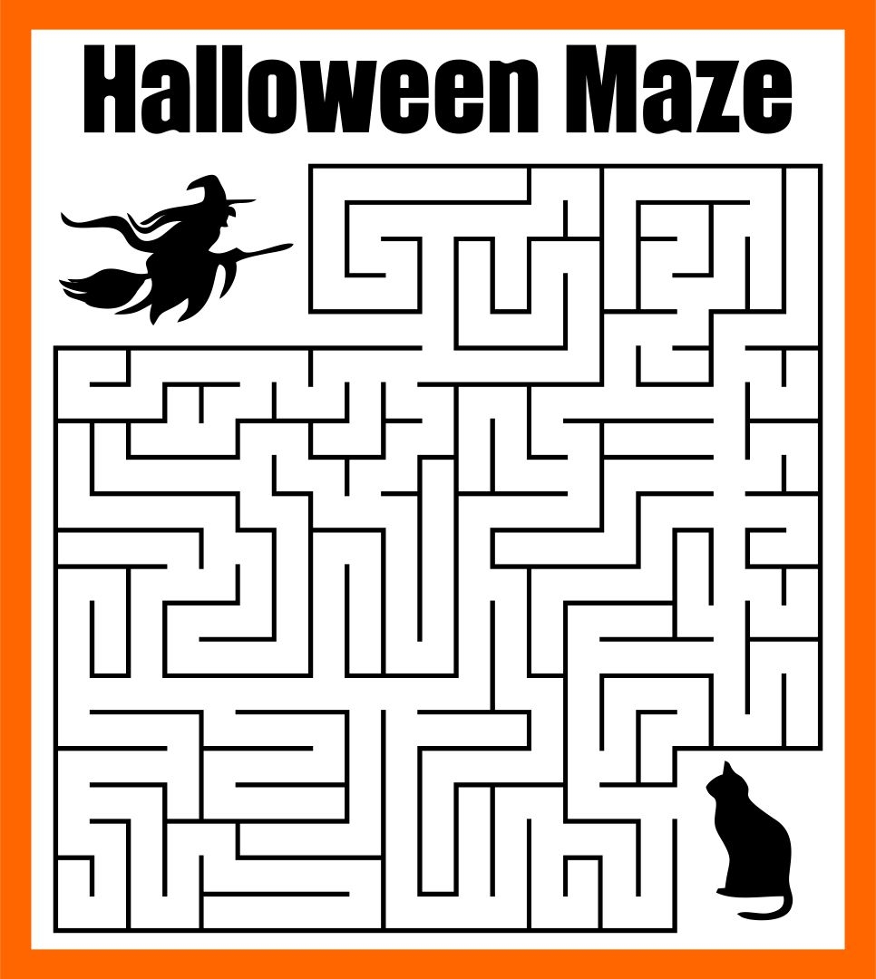Halloween Activity Sheets Printable Printable Free Templates