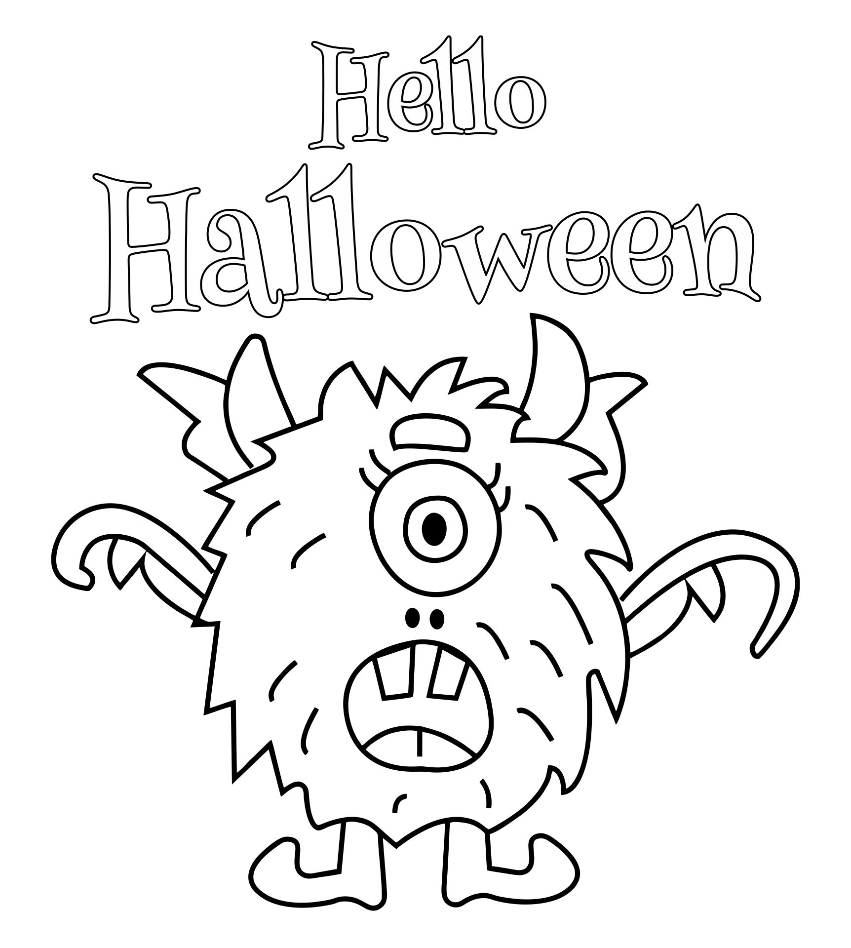 Halloween Coloring 15 Free PDF Printables Printablee