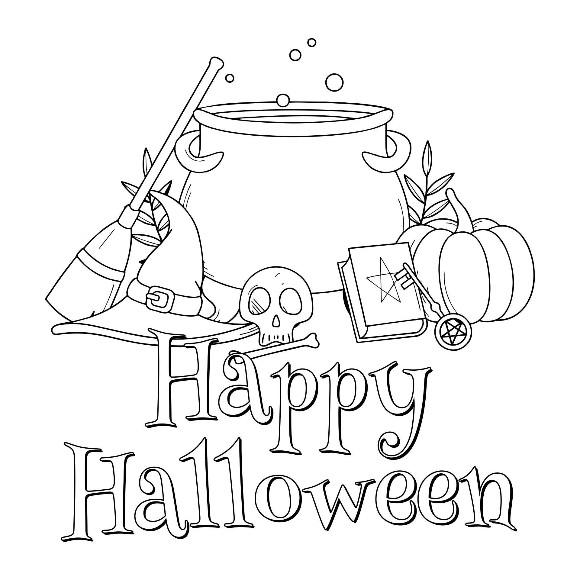 Halloween Coloring Sheets