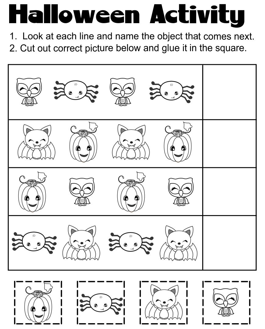 Halloween Printables And Activity Sheets 15 Free PDF Printables 