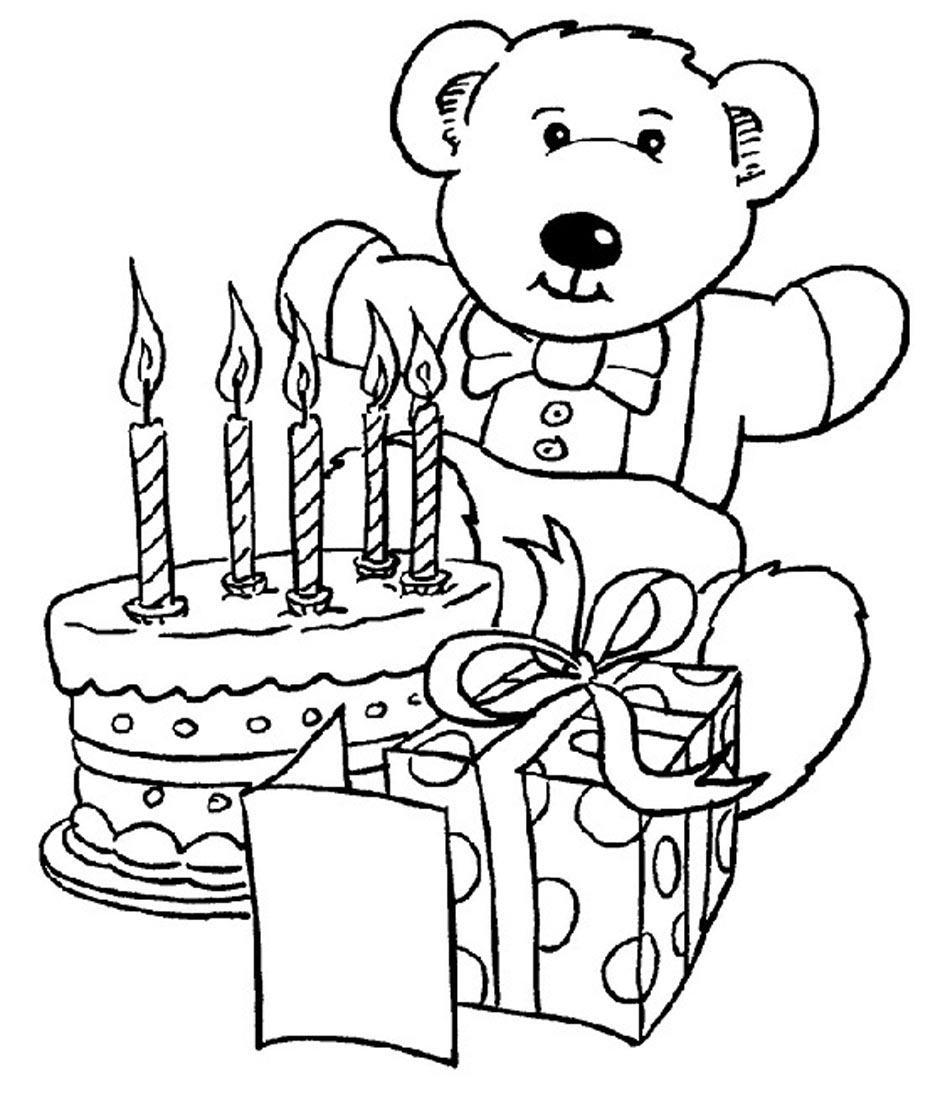 Happy Birthday Coloring Sheets Printables