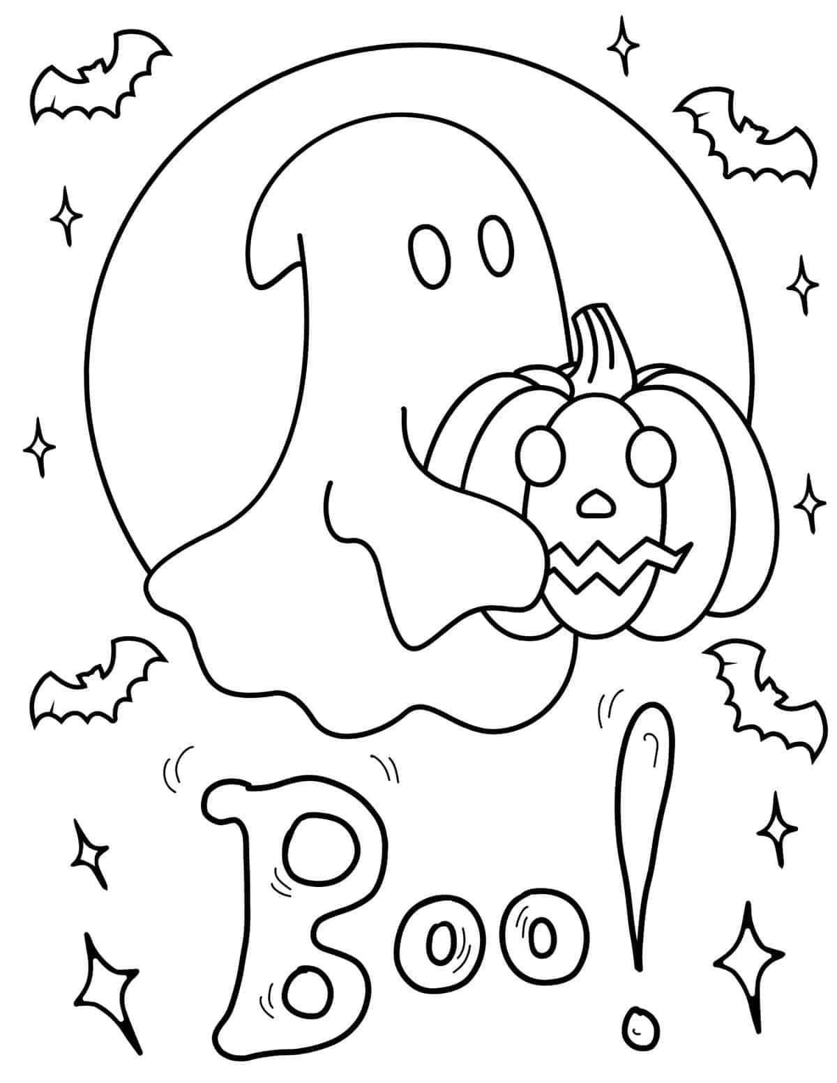 Happy Halloween Coloring Printable Coloring Pages