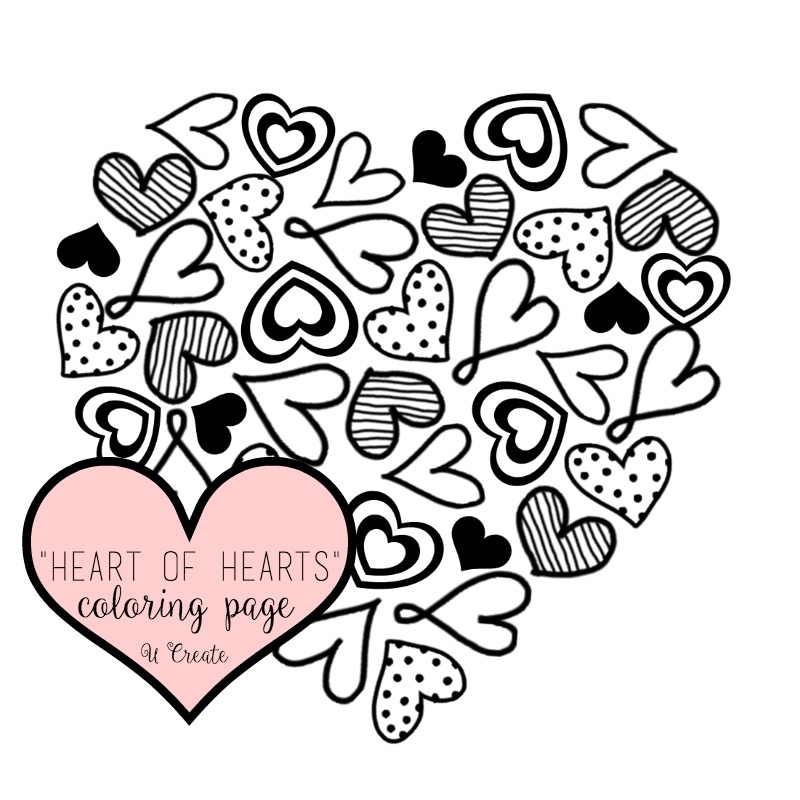 Heart Coloring Sheets Free Printable Printable Word Searches