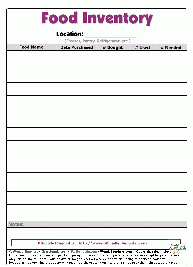 Inventory Count Food Inventory Sheet Printable Sekaproducts Inventory Count Food Inventory Sheet Printable Sekaproducts