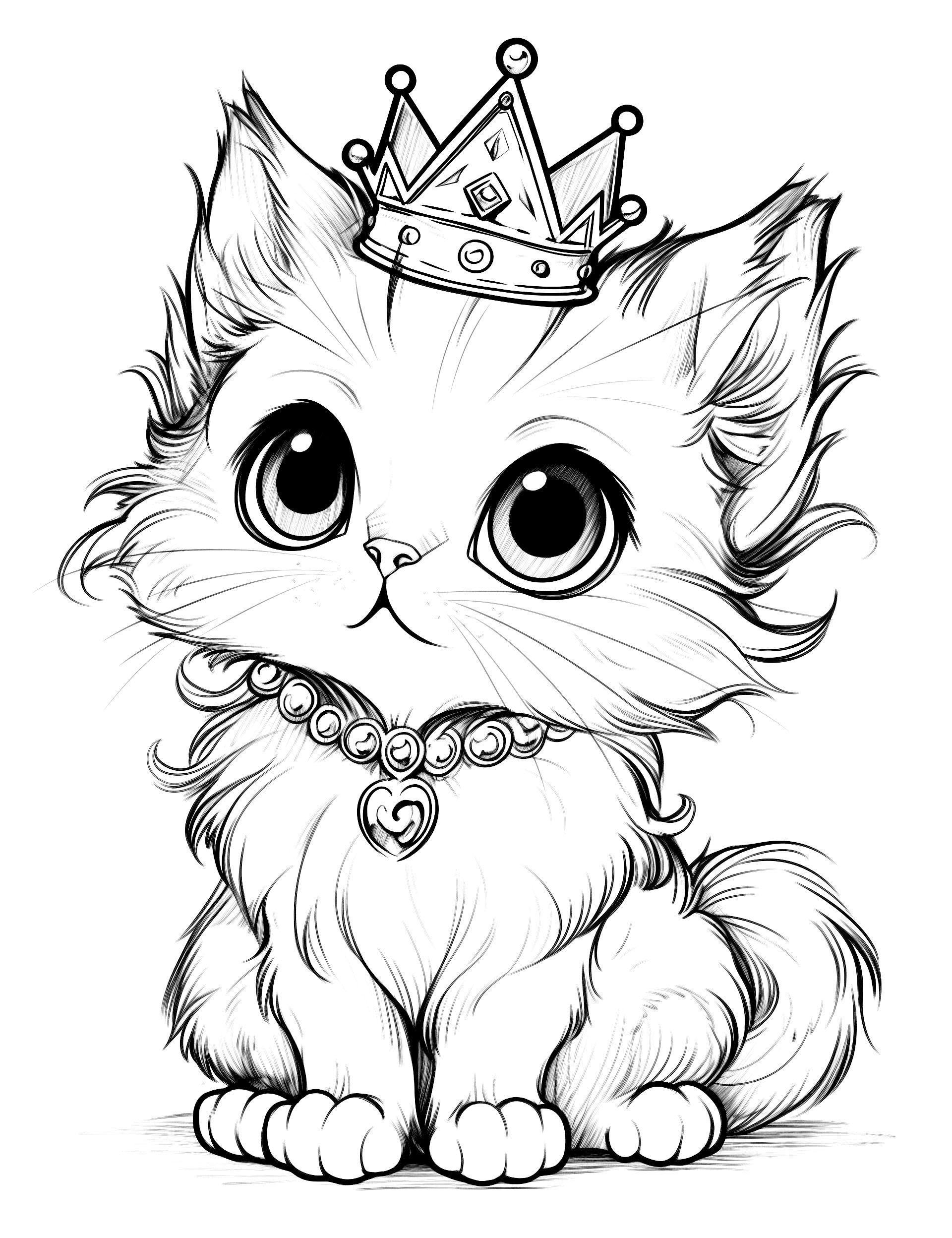 Kawaii Cat Teacup Coloring Page Cat Coloring Page Kids Printable 