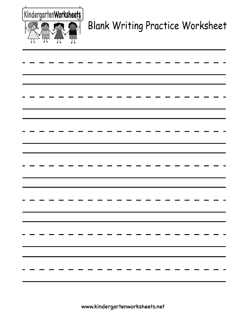 Kindergarten Worksheets Printable Writing Printable Worksheets