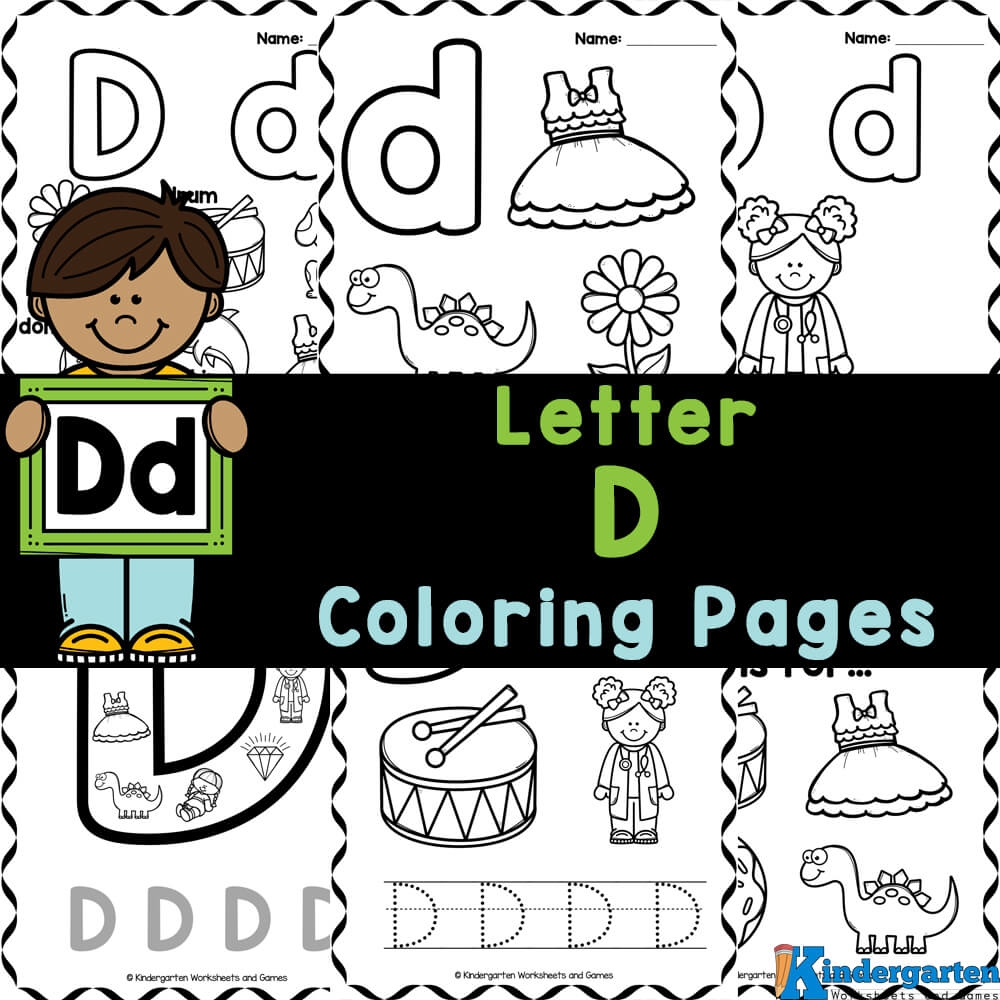 Letter D Coloring Sheet For Toddlers Free Printable Infoupdate