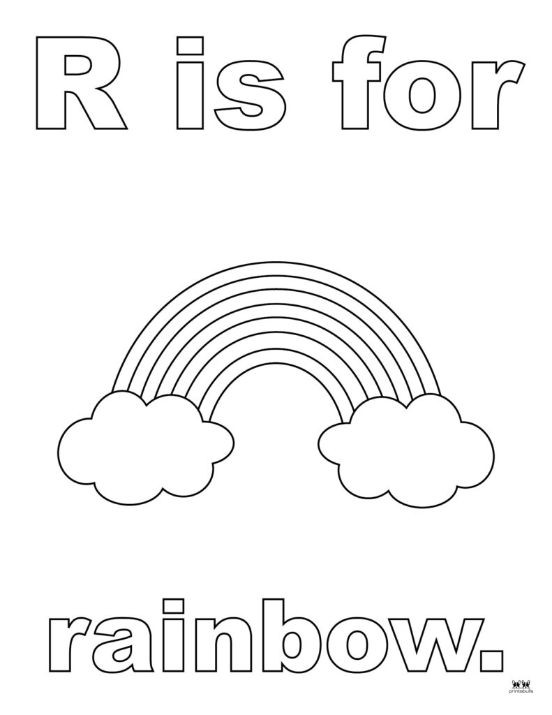 Letter R Coloring Sheets For Toddlers Free Printable Infoupdate