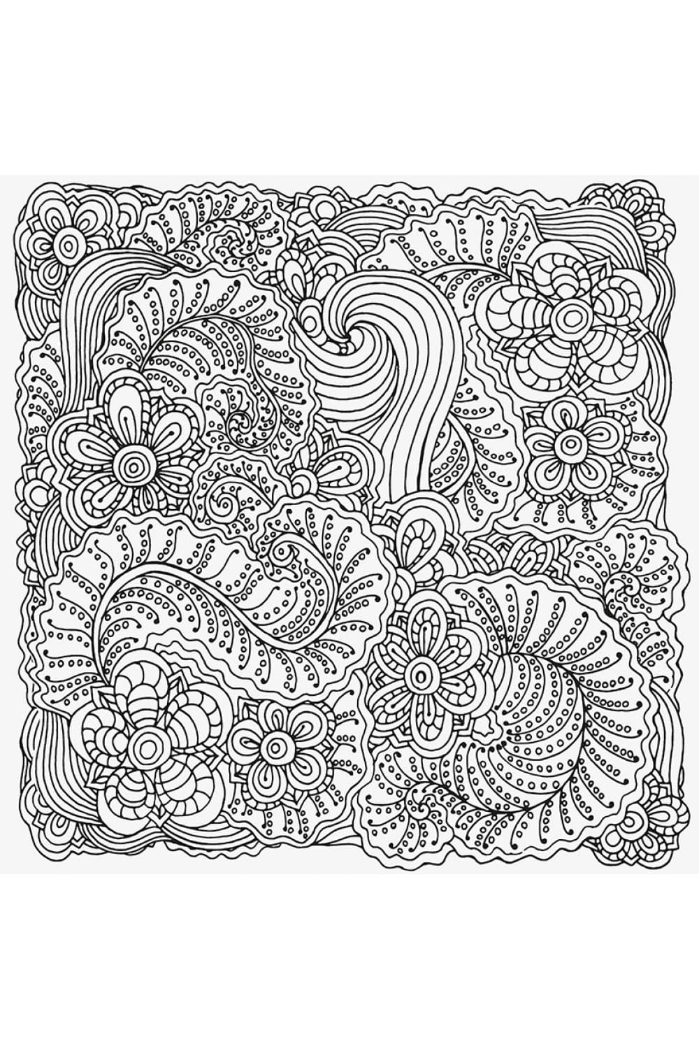 Lion Stress Relief Coloring Page Free Printable Coloring Pages For Kids
