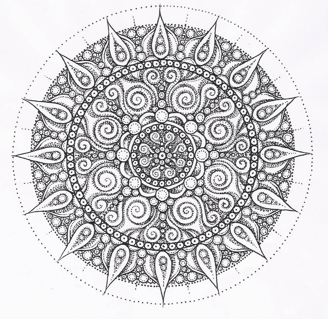 Mandala Coloring Pages Printable For Adults