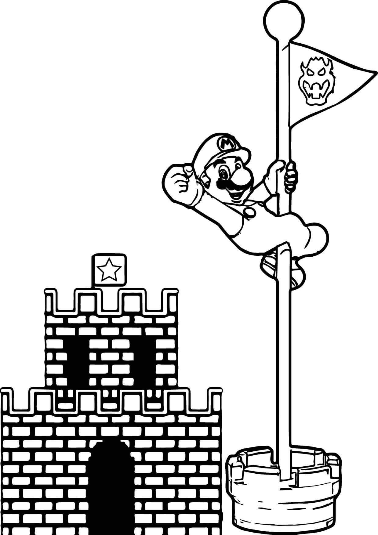 Mario Printable Coloring Sheets FREE Printables