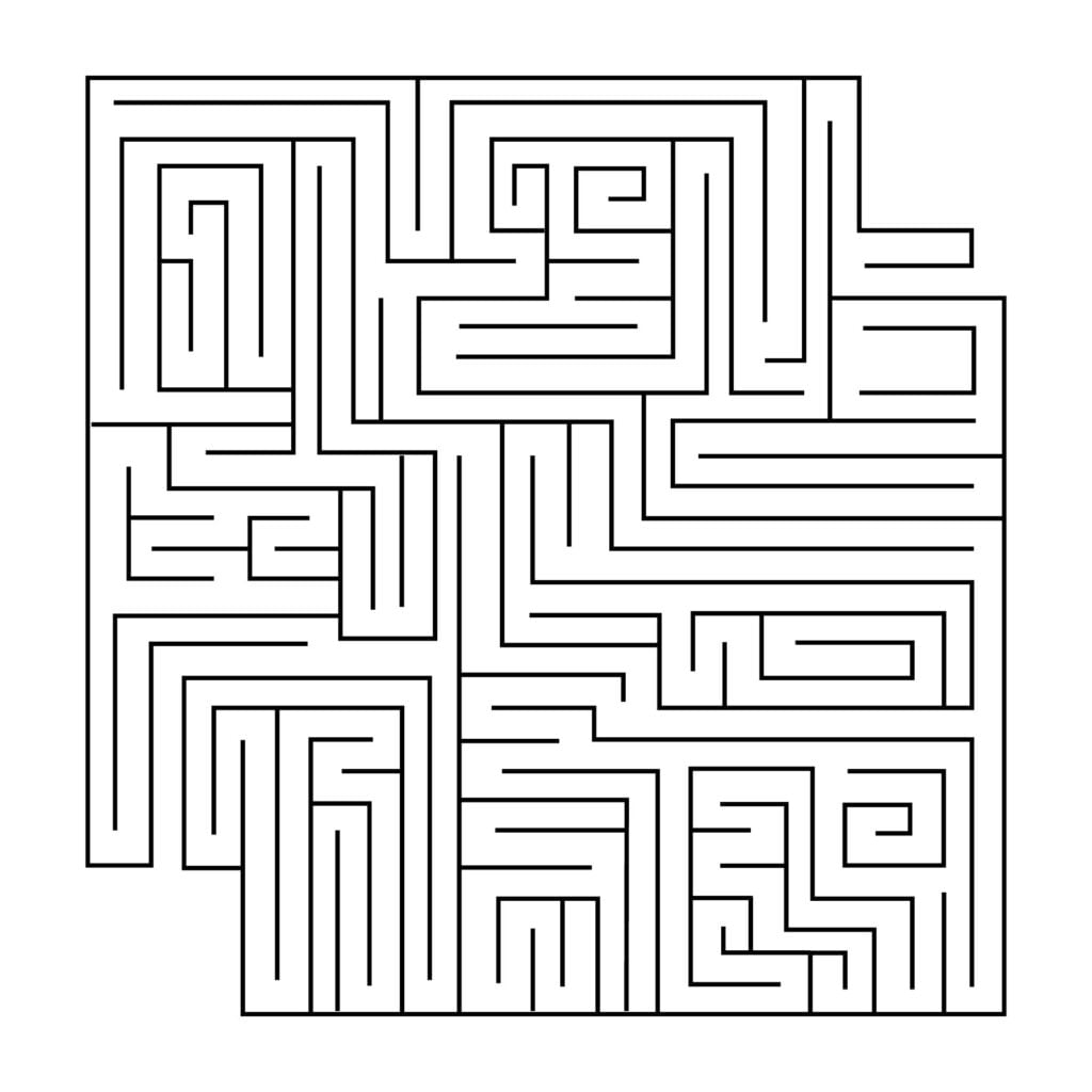 Mazes Printable For Adults Printable Mazes Free
