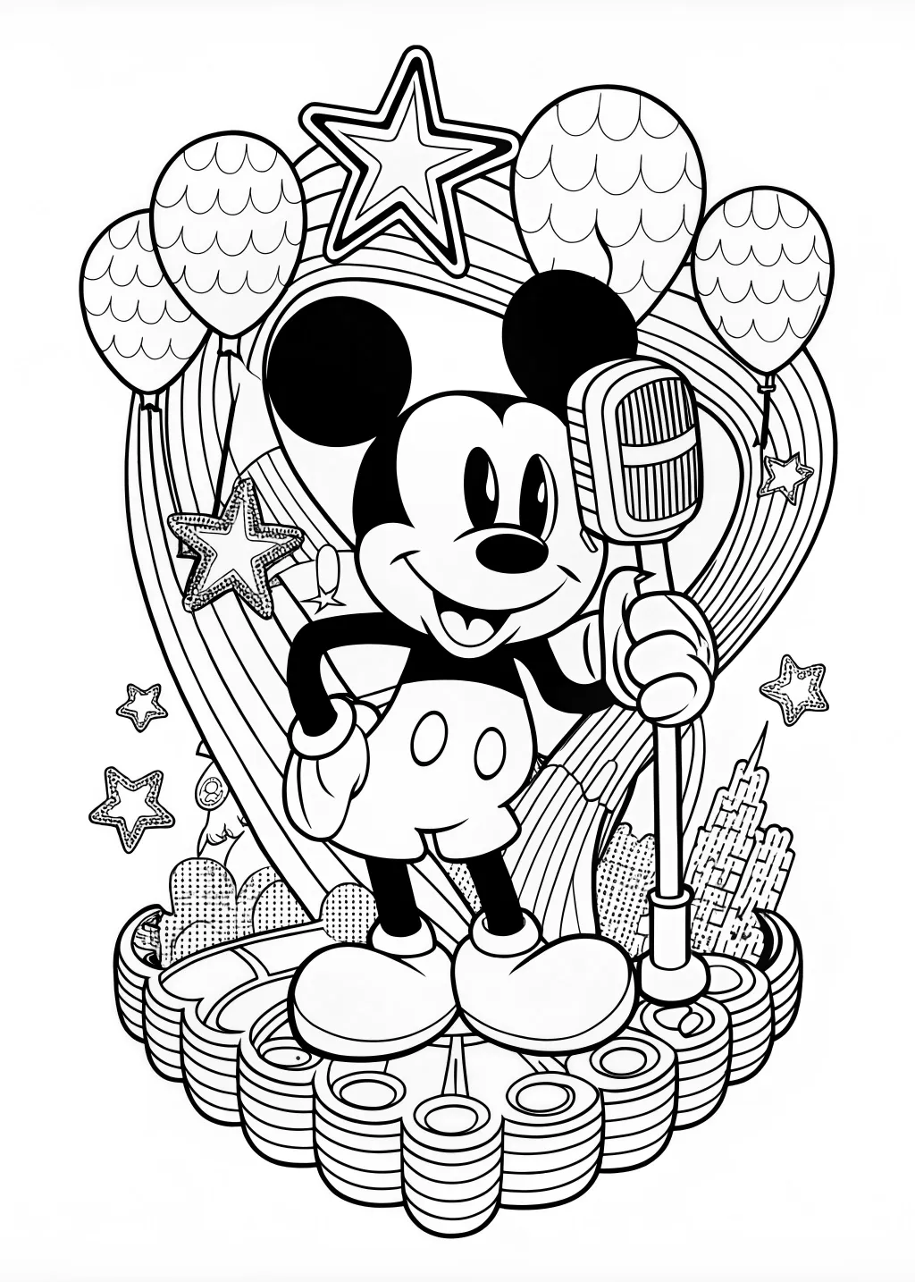 Mickey Mouse Colouring Sheets Printable Infoupdate