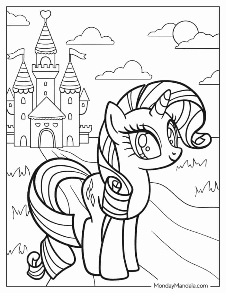 My Little Pony Free Printable Coloring Sheets Free Coloring Sheet