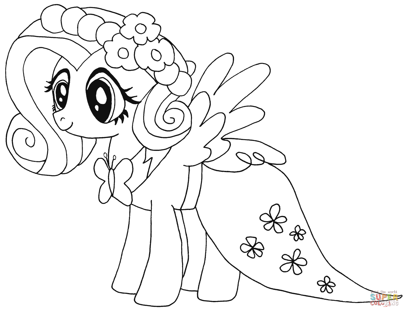 My Little Pony Printable Coloring Sheets
