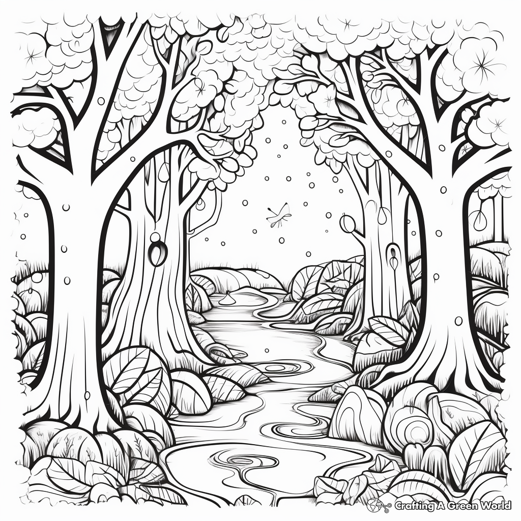 Nature Coloring Pages Free Printable Worksheets Library