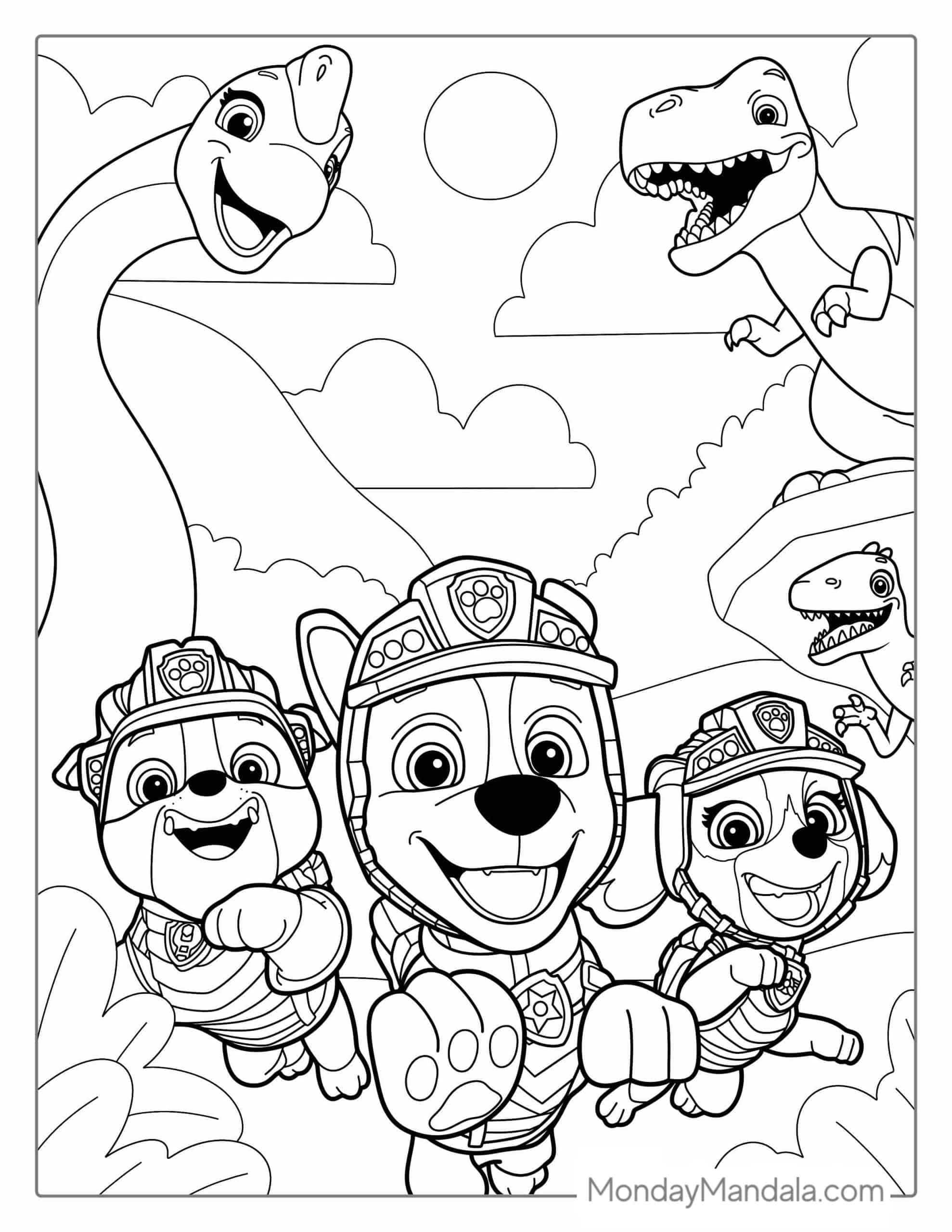 Paw Patrol Coloring Sheets Coloring Pages