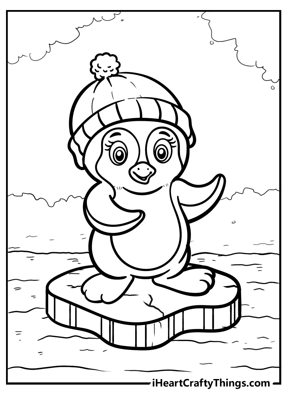 Penguin Coloring Sheets Printable