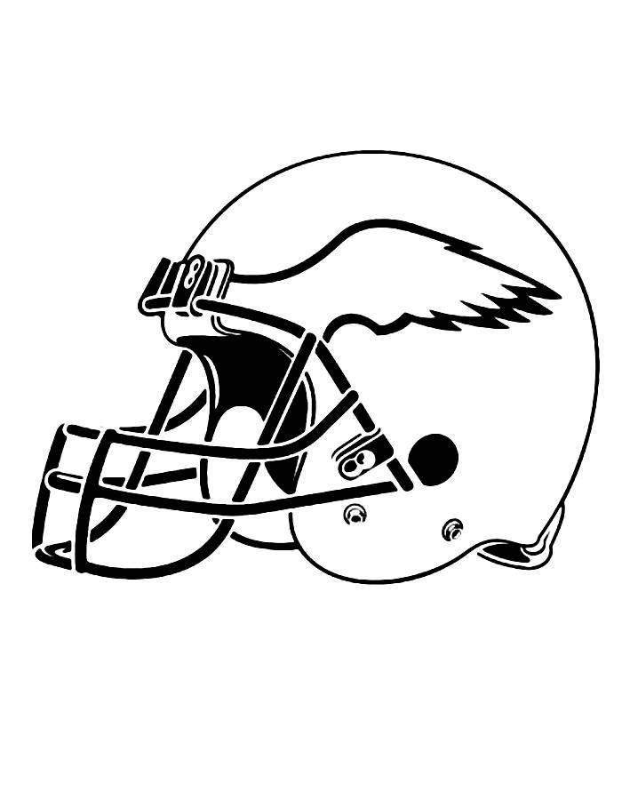 Philadelphia Eagles Coloring Pages Free Printable PDF 