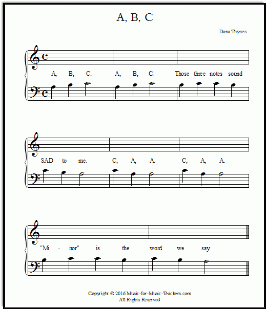Piano Sheet Music Free Printable Beginners