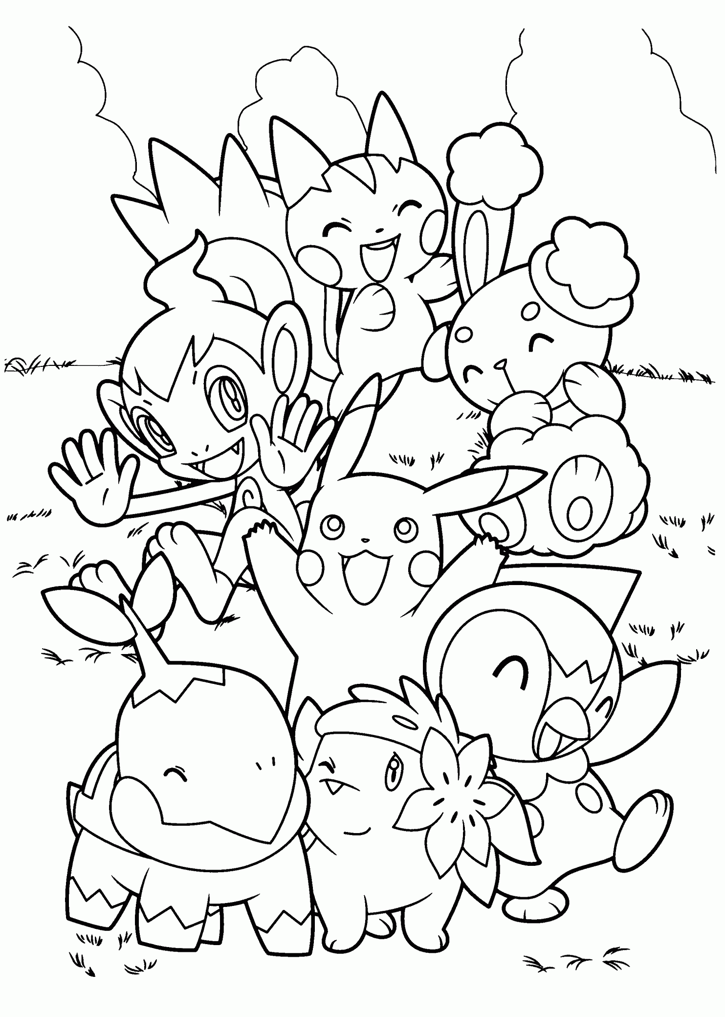 Pokemon Free Printable Coloring Pages