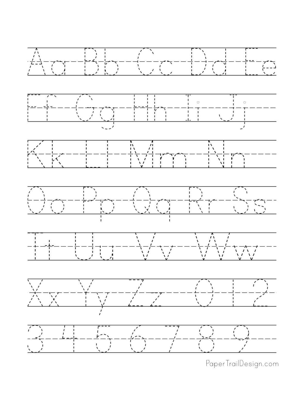 Practice Writing Alphabet Worksheets Printable Worksheets