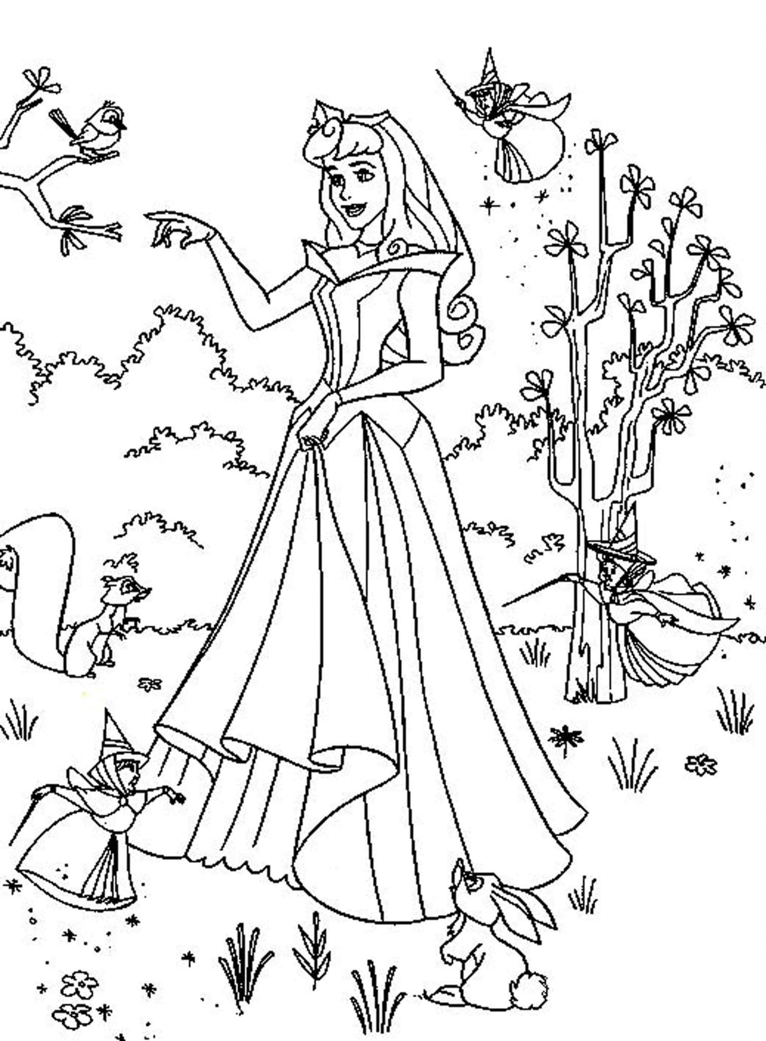 Princess Coloring Sheets Printable