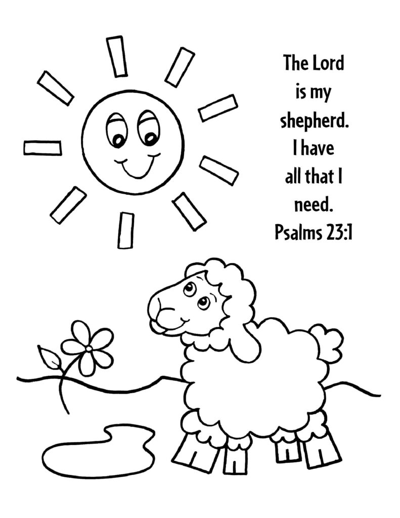 Printable Bible Coloring Sheets For Kids Photos And Vectors