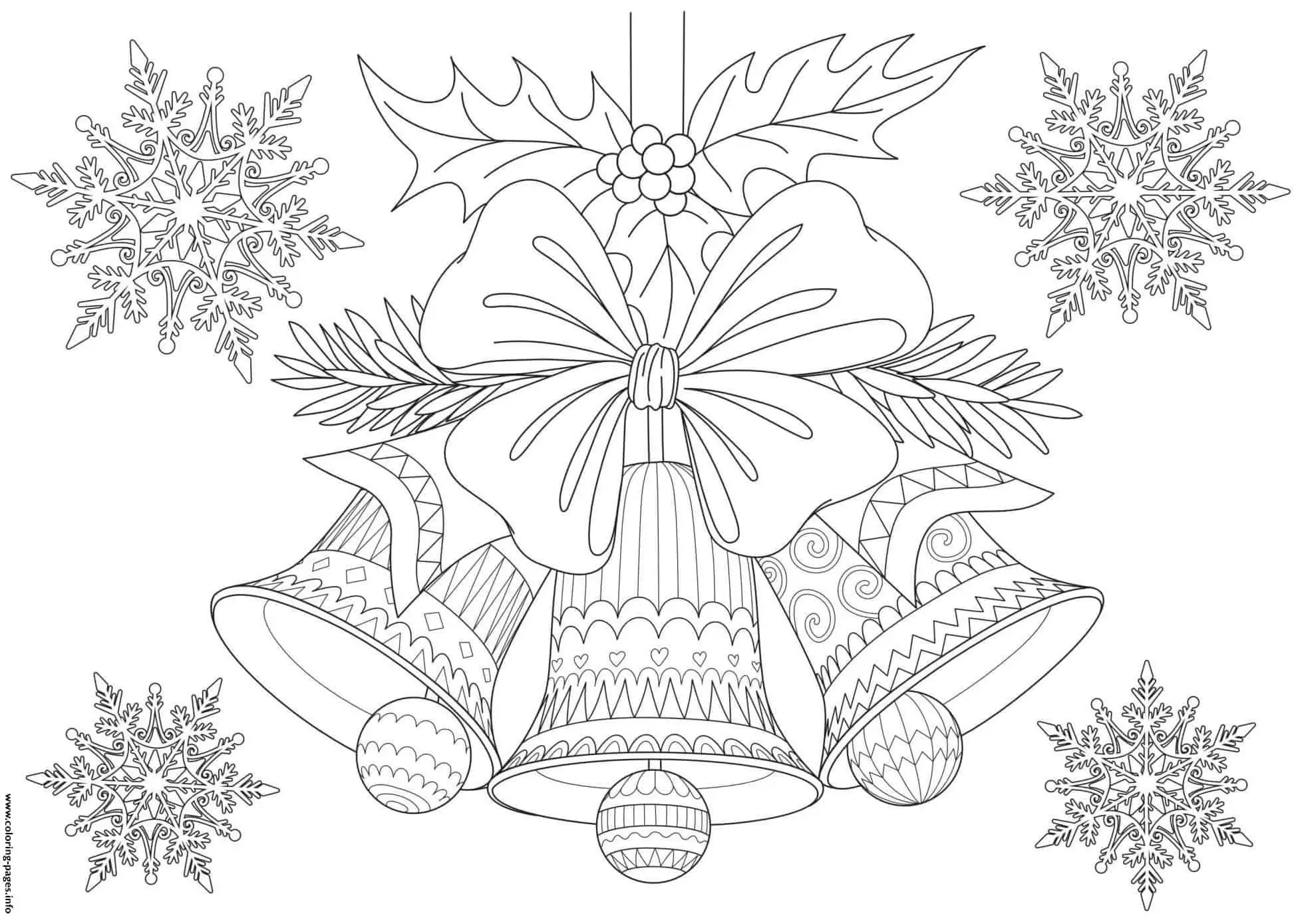 Printable Coloring Pages For Adults Christmas