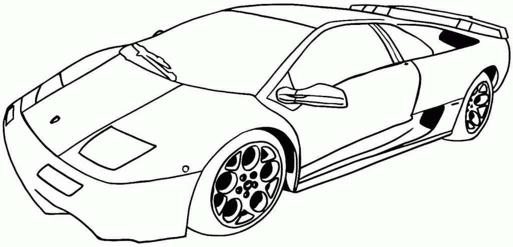 Printable Coloring Pages Of Sports Cars Coloring Home