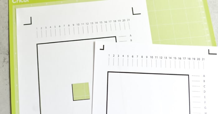 Printable Cricut Calibration Sheet Pdf Printable Word Searches