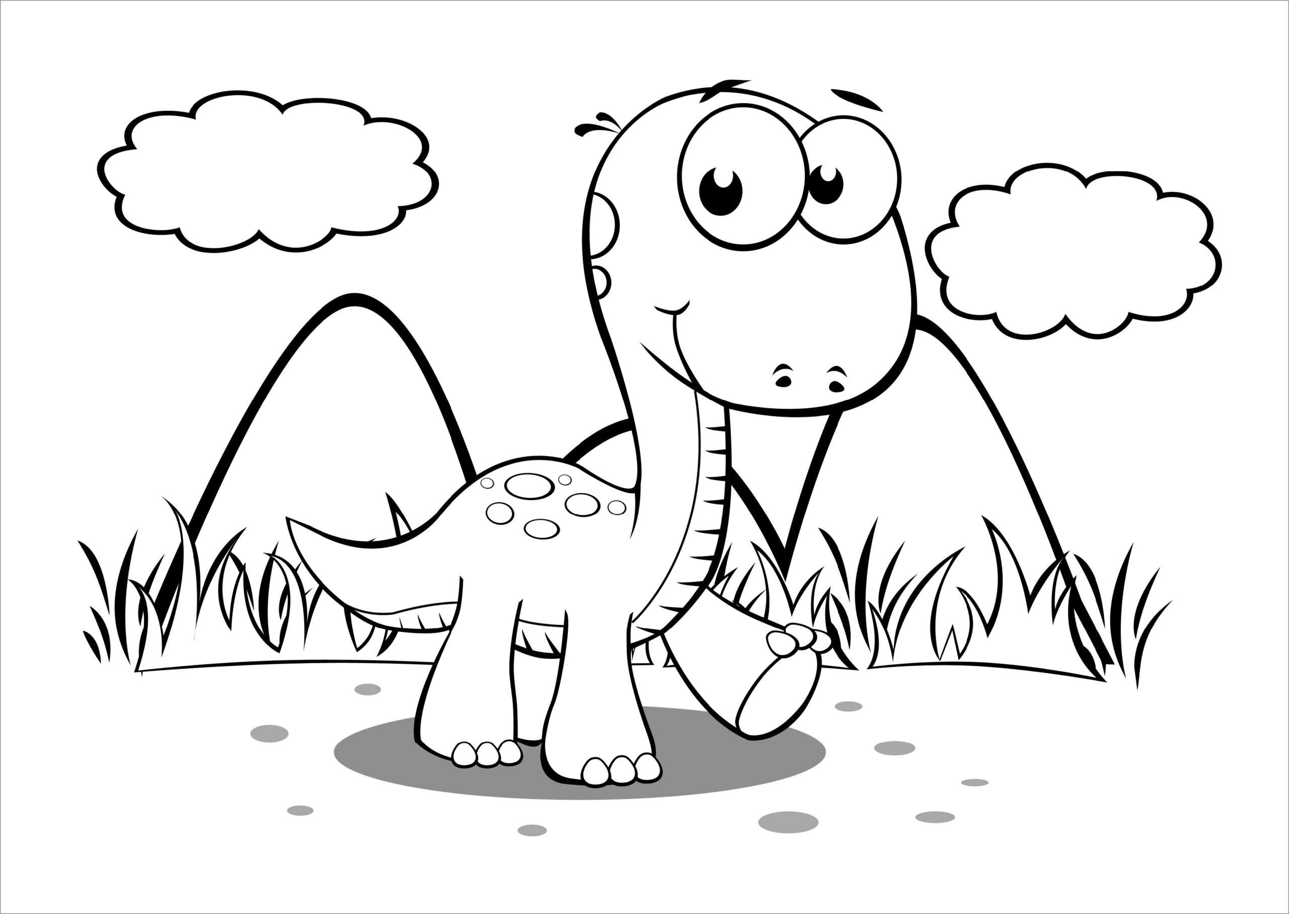 Printable Dinosaur Coloring Pages Foptmanage