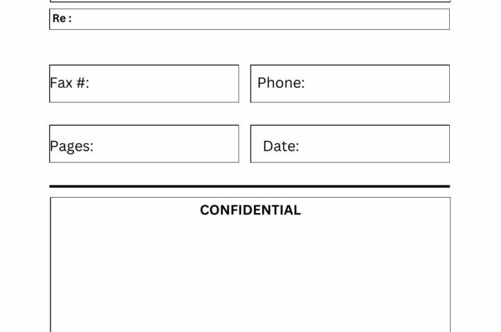 Printable Downloadable Fax Cover Sheet Enhance Your Fax Communication 