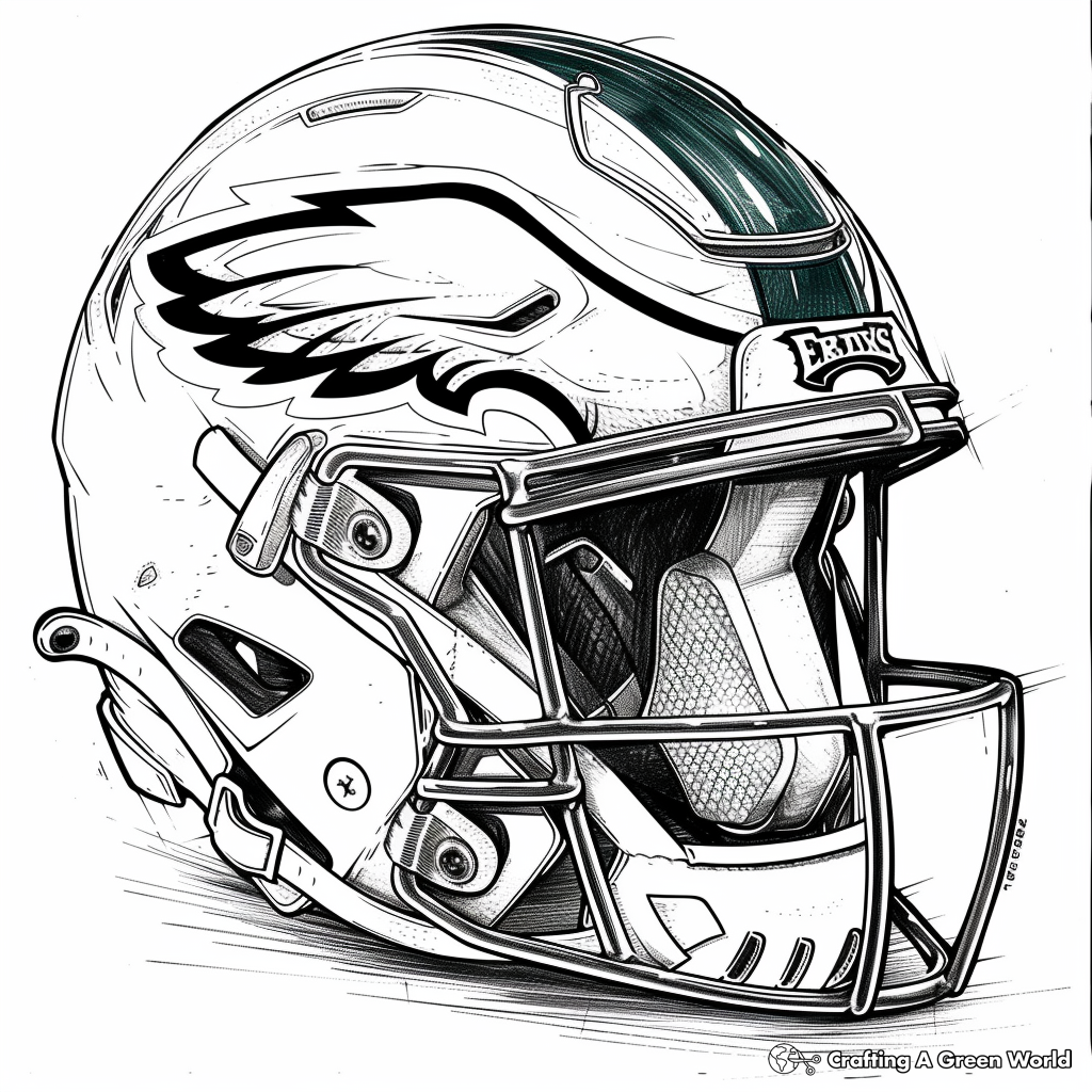 Printable Eagles Super Bowl Coloring Sheets Free Coloring Sheet