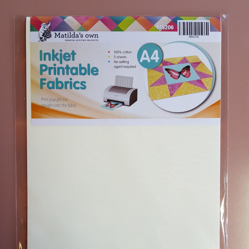 Printable Fabric Sheets For Inkjet Printers