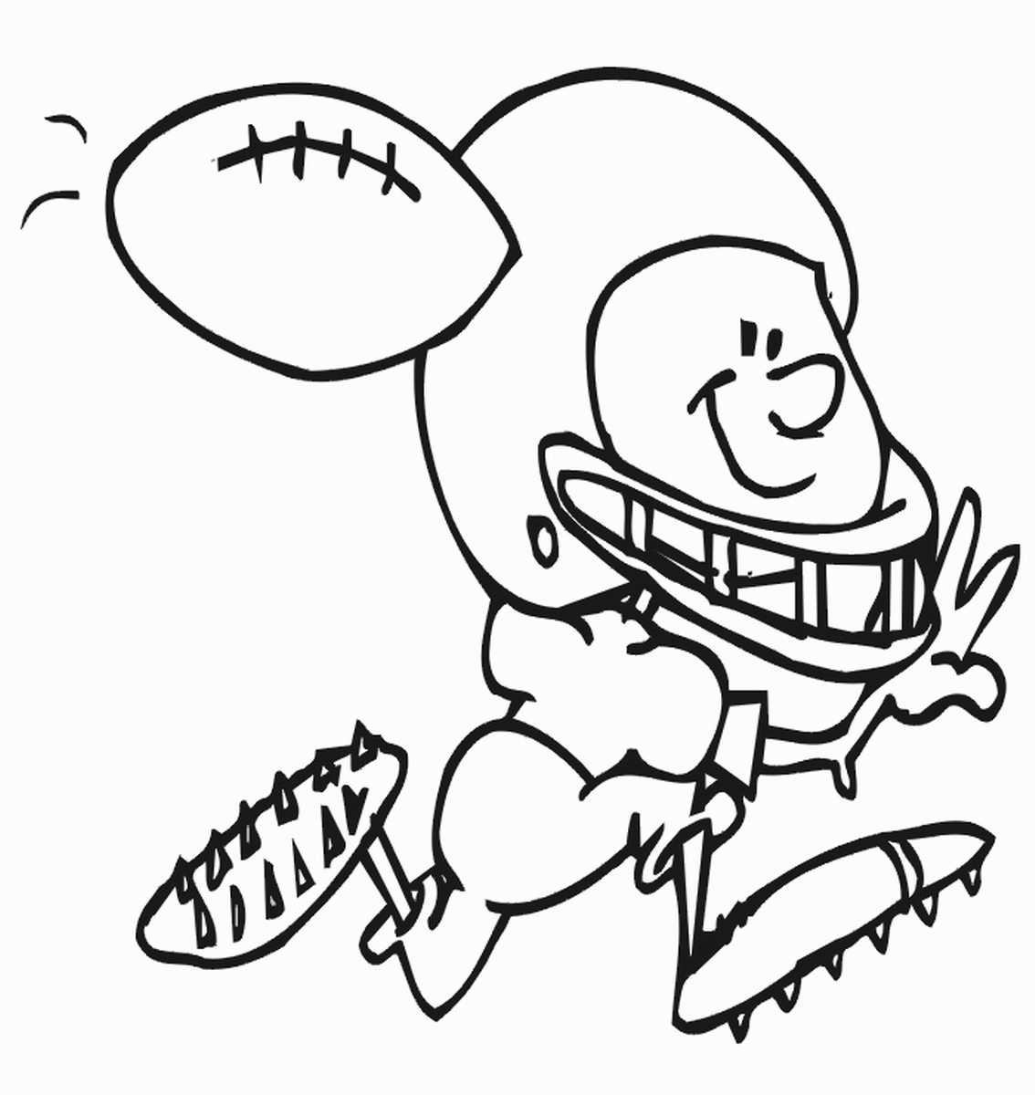 Printable Football Coloring Sheets Printable Word Searches