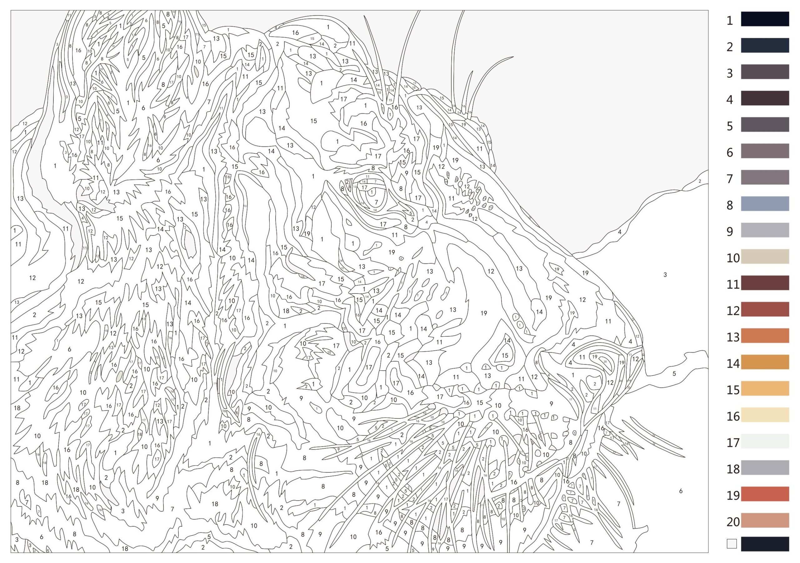 Printable Free Paint By Numbers Templates Printable Word Searches