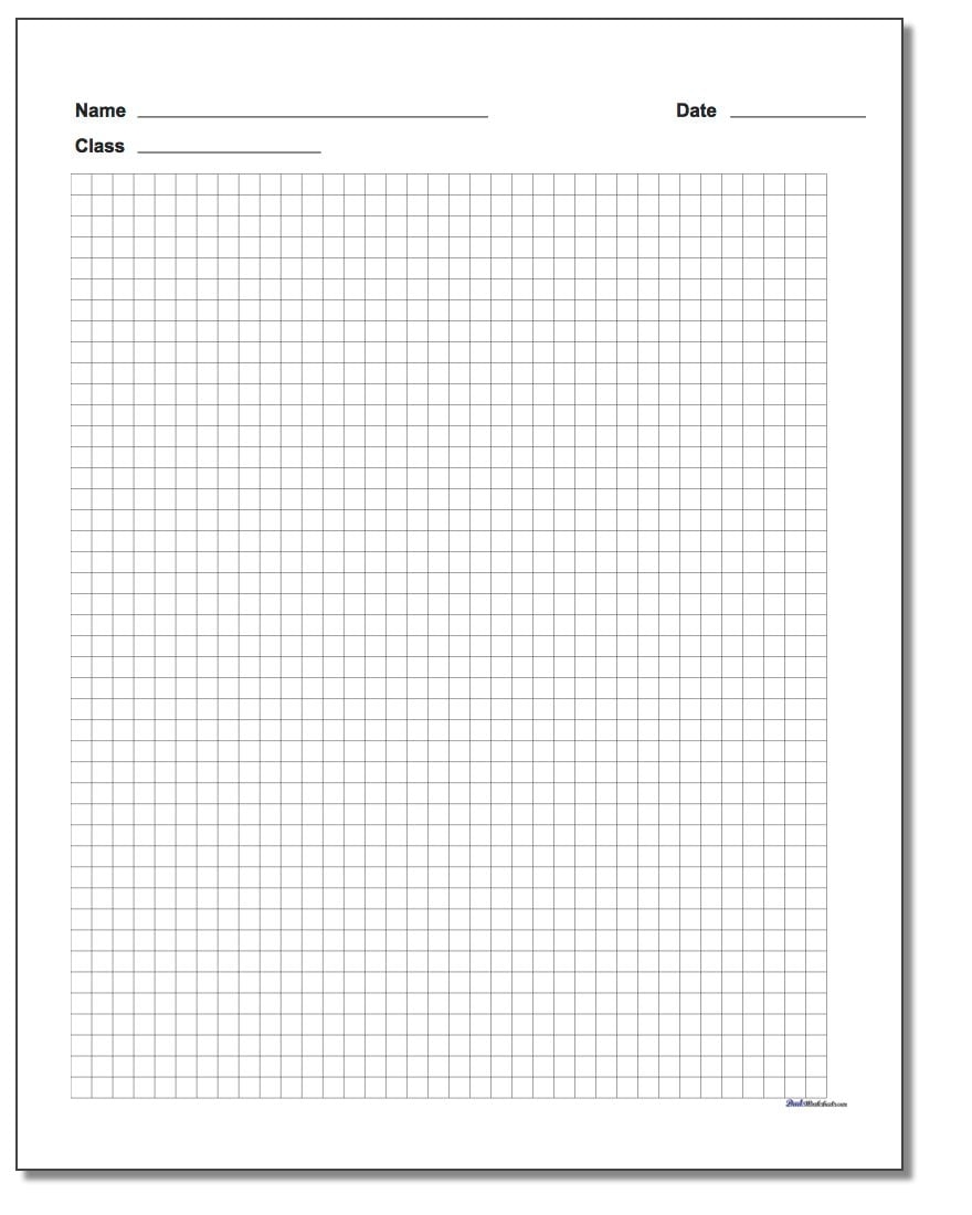 Printable Graph Sheets