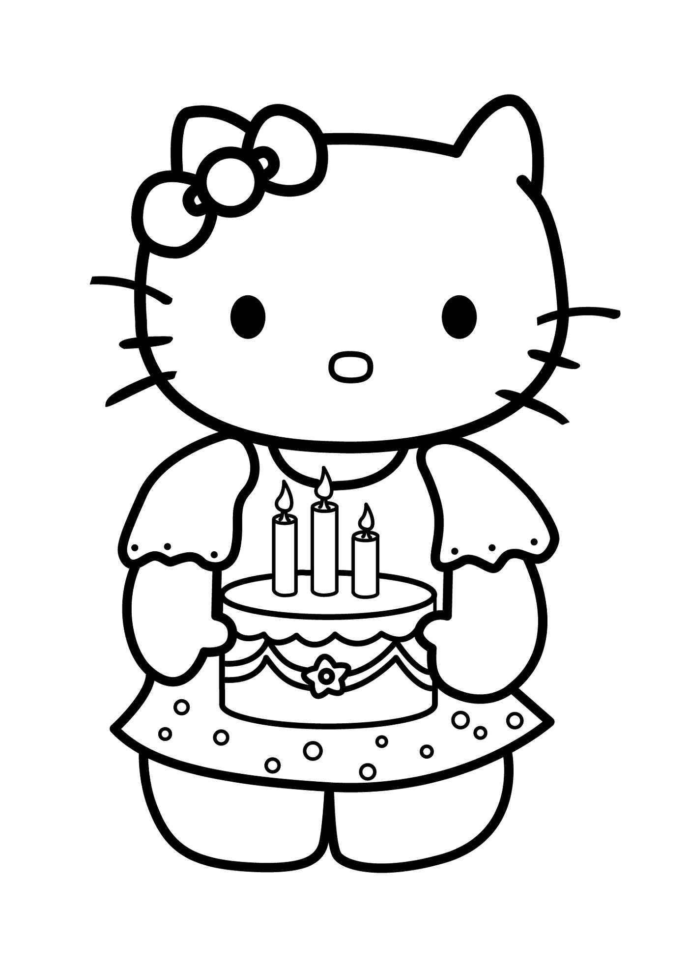 Printable Hello Kitty Coloring Sheets Prntbl concejomunicipaldechinu 