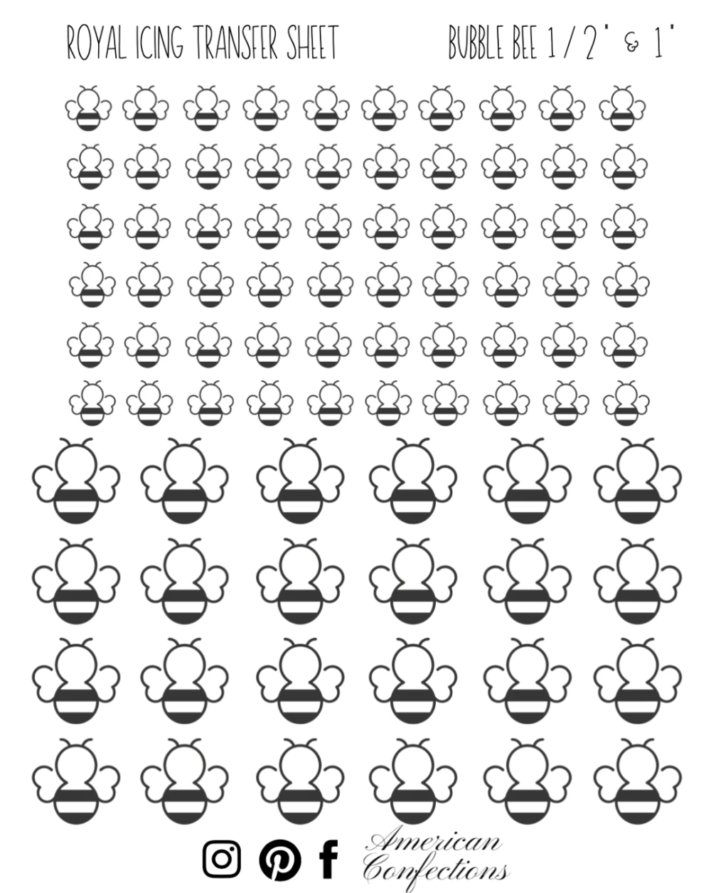 Printable Icing Sheets