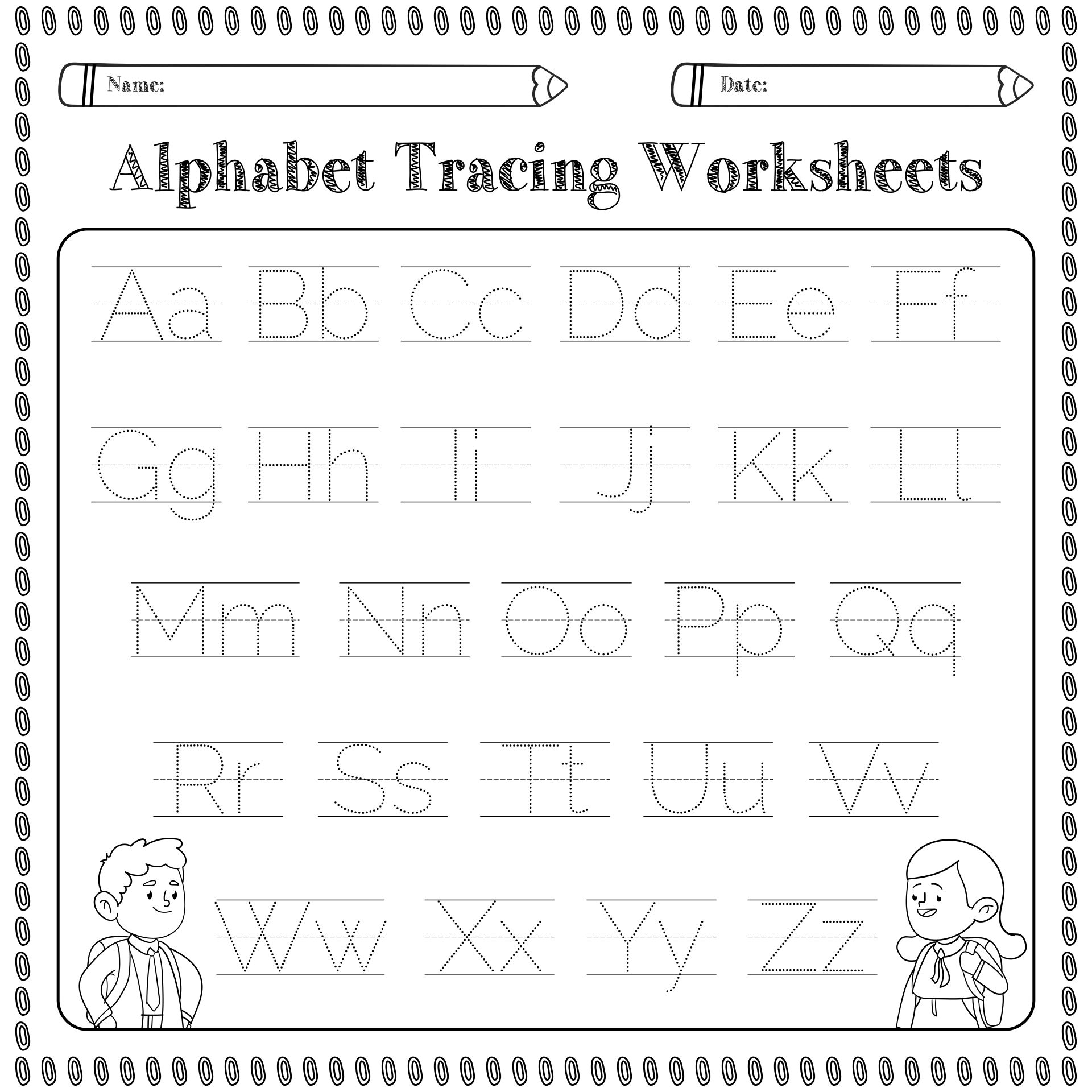 Printable Kindergarten Letter Worksheets LetterWorksheet