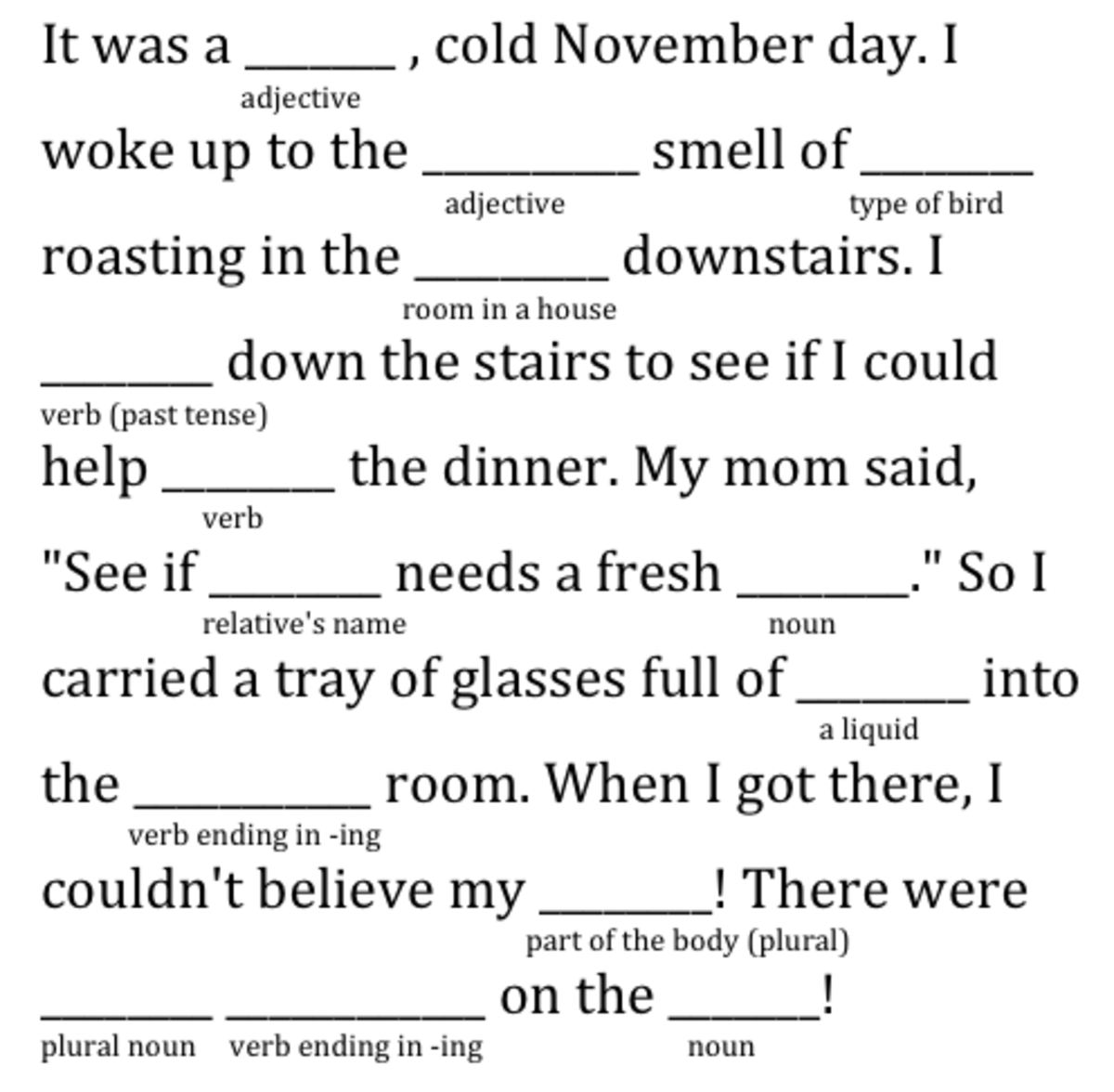 Printable Mad Libs Funny Mad Libs Mad Libs For Adults Printable Mad Libs