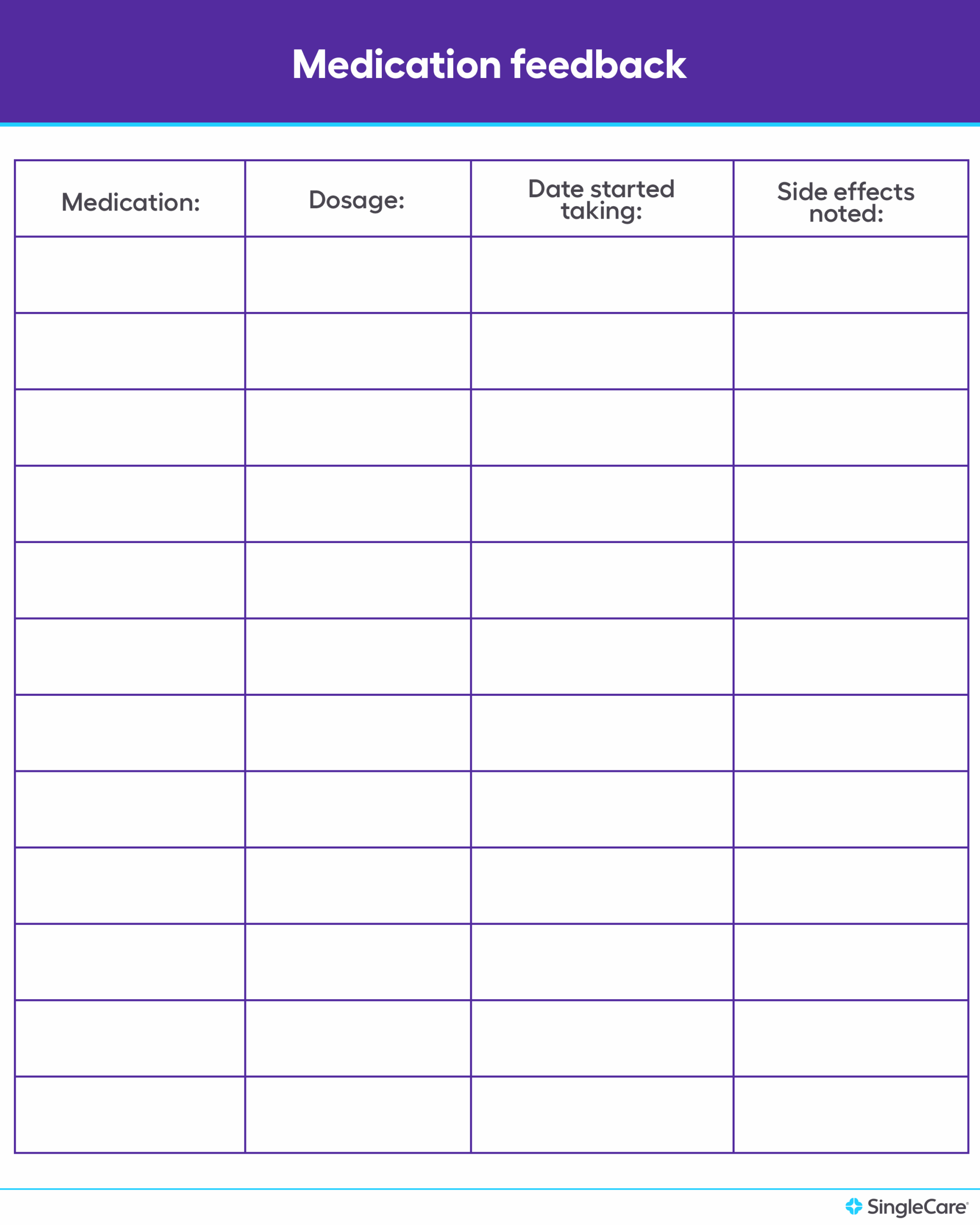 Printable Medication Log Sheet Pdf Printable Form Templates And Letter