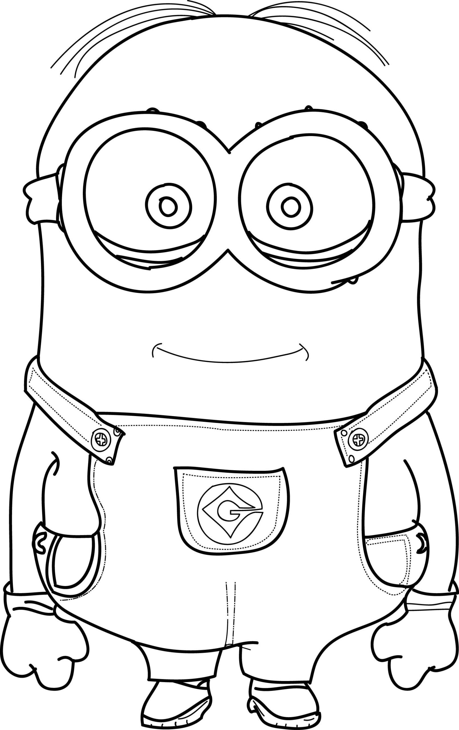 Printable Minion Coloring Sheets
