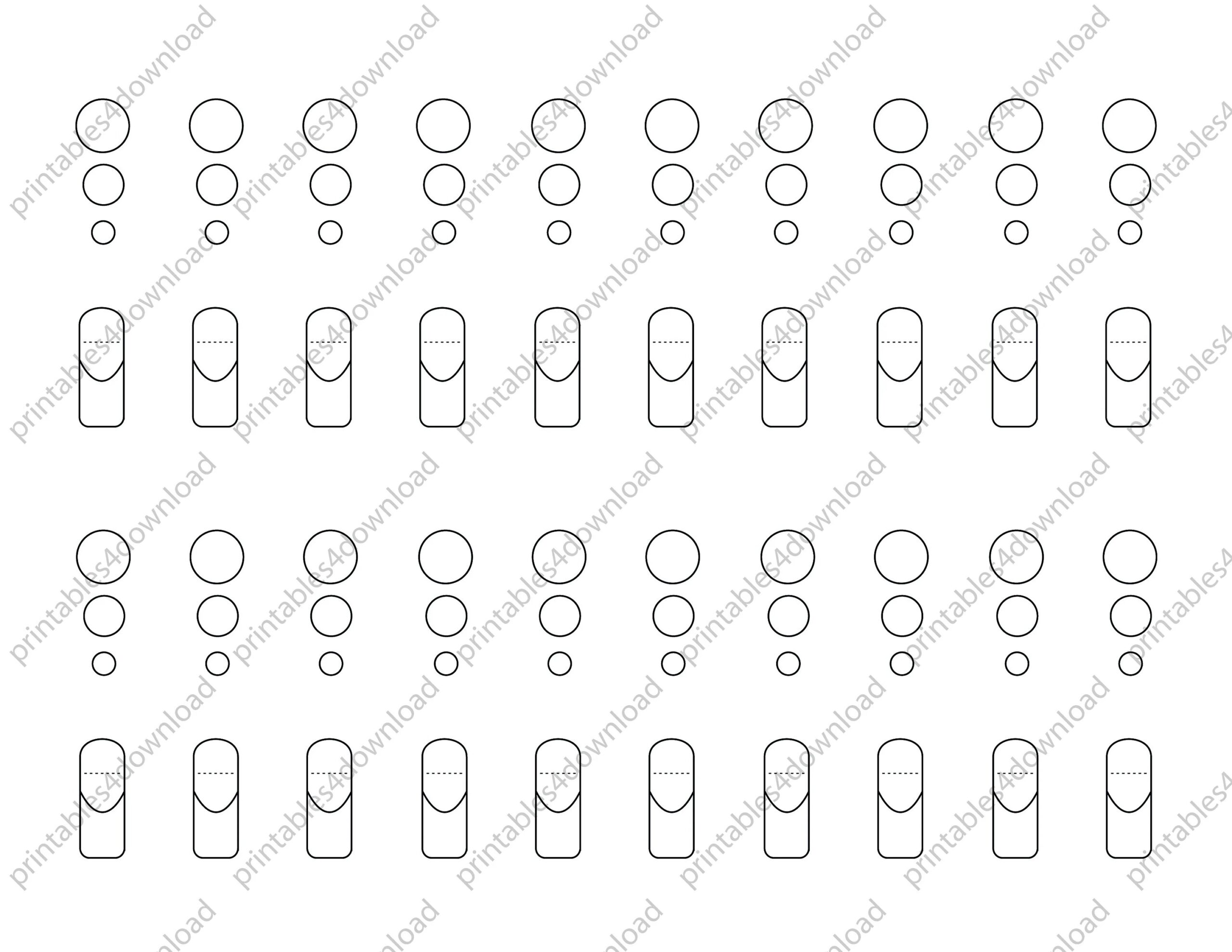 Printable Nail Art Practice Sheet Pdf Printable Word Searches