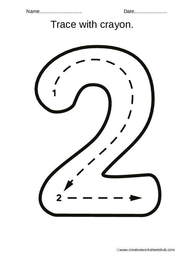 Printable Number Tracing Sheets Printablee Vrogue co